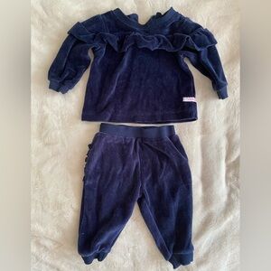 Ruffle Butts Navy Kids Matching Set